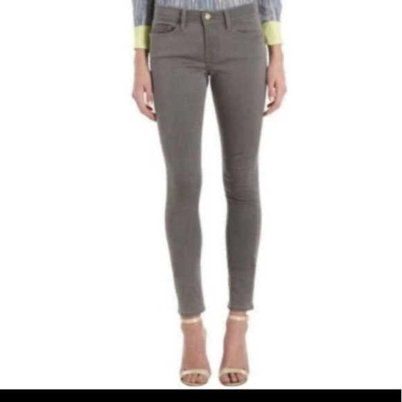 Frame Denim Le Skinny De Jeanne Jeans - Size 26 - Gray, Skinny Jeans, - Picture 1 of 9